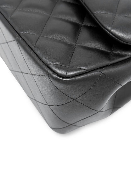 Classic Lambskin Double Flap Jumbo Shoulder Bag