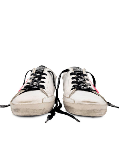 Leopard & Glitter Golden Goose Superstar Classic Sneakers Size 38