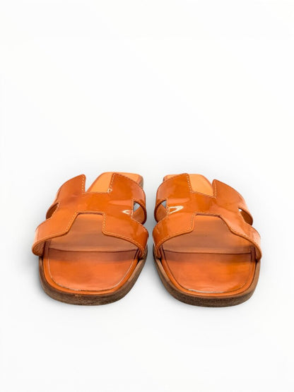 'Oran' Patent Leather Flats Size 36