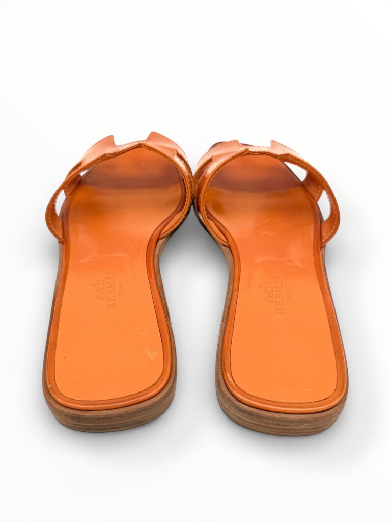 'Oran' Patent Leather Flats Size 36