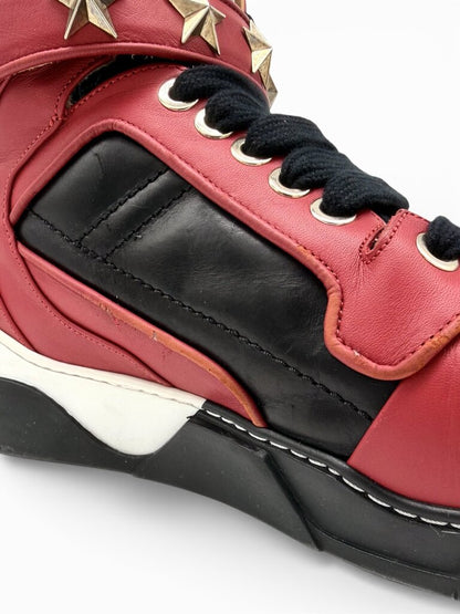 'Tyson' Star Leather High Top Sneakers Size 44 Mens