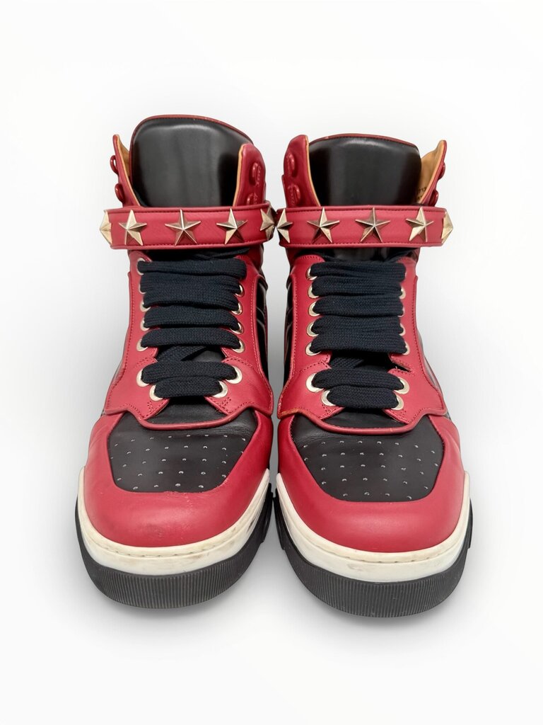 'Tyson' Star Leather High Top Sneakers Size 44 Mens