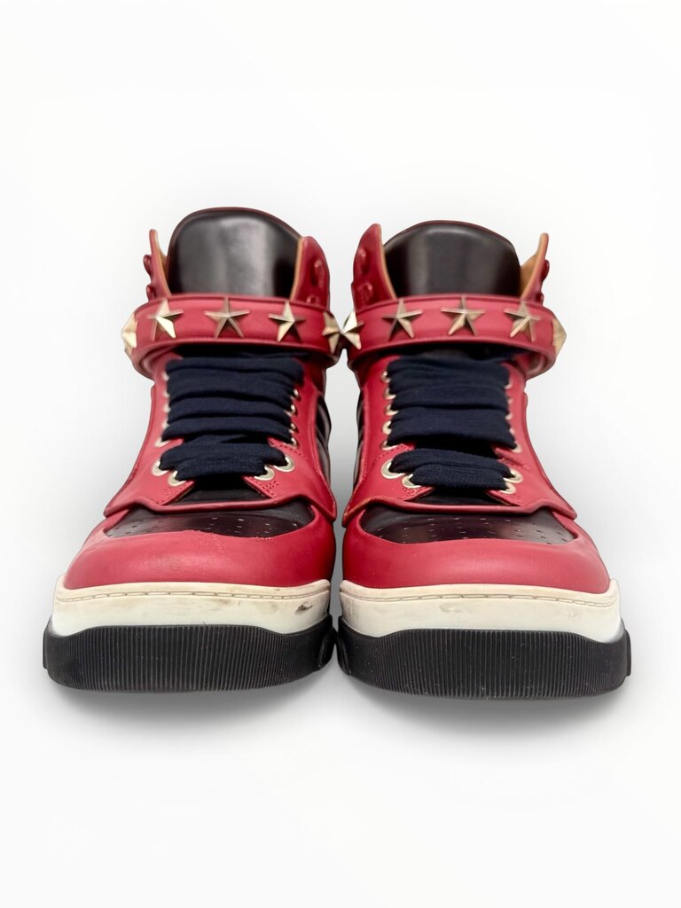 'Tyson' Star Leather High Top Sneakers Size 44 Mens