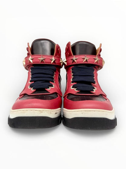 'Tyson' Star Leather High Top Sneakers Size 44 Mens