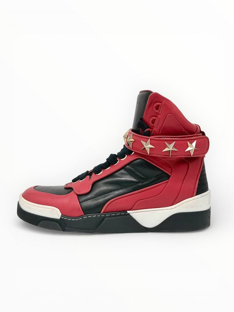 'Tyson' Star Leather High Top Sneakers Size 44 Mens