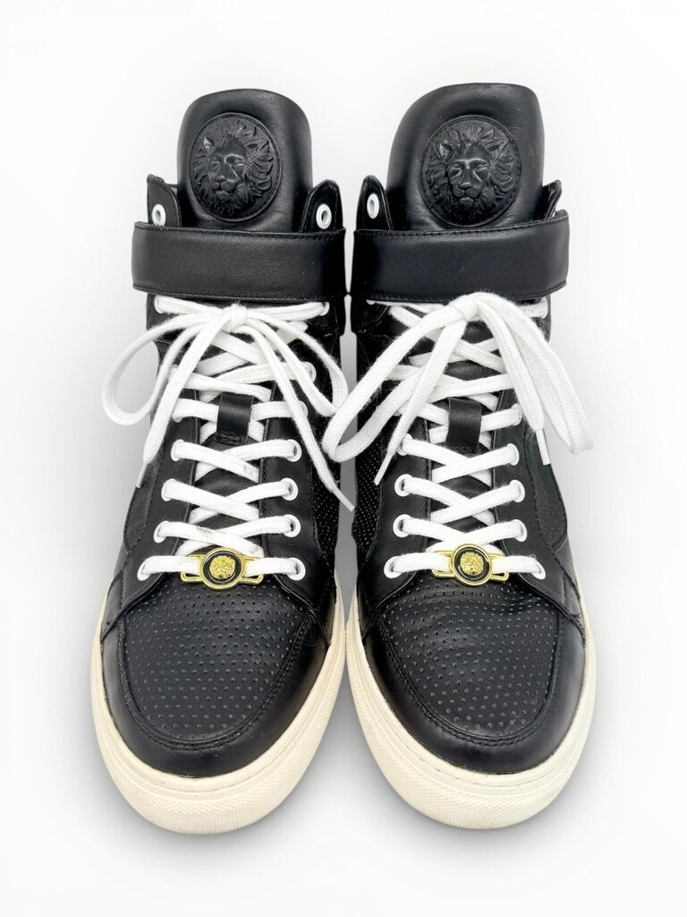 Lion Head Leather High Top Sneakers Size 44 Mens