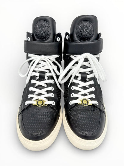 Lion Head Leather High Top Sneakers Size 44 Mens
