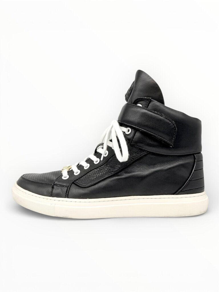 Lion Head Leather High Top Sneakers Size 44 Mens