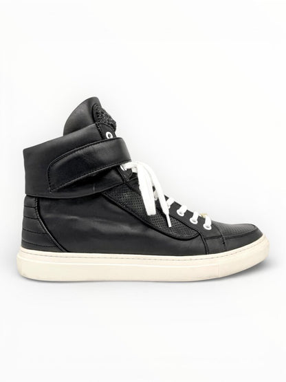 Lion Head Leather High Top Sneakers Size 44 Mens