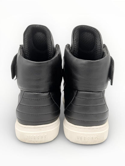 Lion Head Leather High Top Sneakers Size 44 Mens