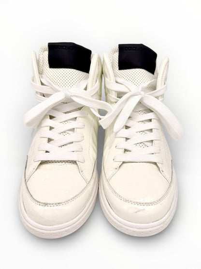 High Top Patent Leather Sneakers Size 10 Mens