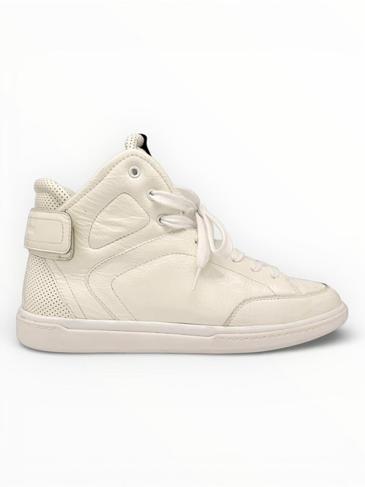 High Top Patent Leather Sneakers Size 10 Mens