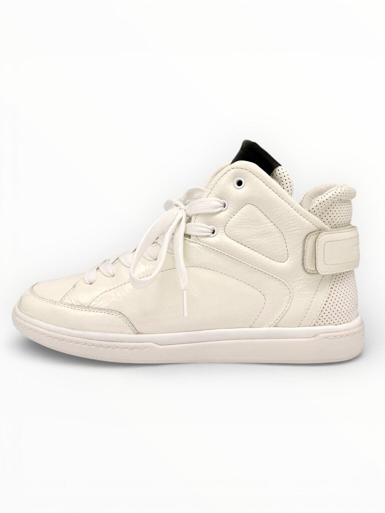 High Top Patent Leather Sneakers Size 10 Mens
