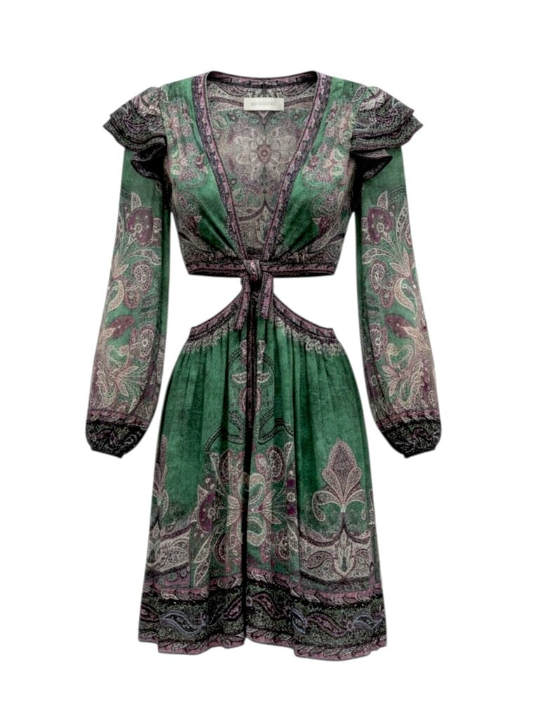 ‘Anneke’ Ruffle Mini Dress Size 1