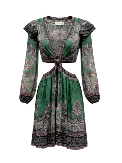 ‘Anneke’ Ruffle Mini Dress Size 1