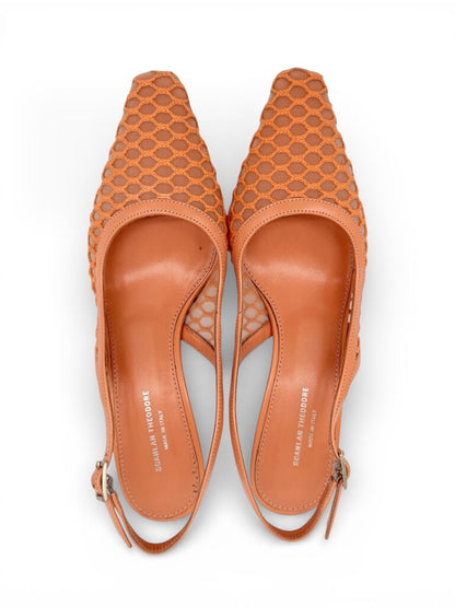 Mesh Slingback Heels Size 36