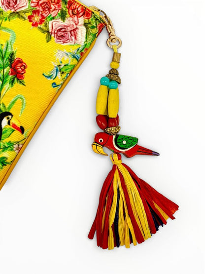 Camilla 'Love Birds' Medium Clutch