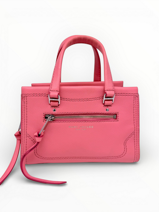 Mini 'Cruiser' Leather Bag With Crossbody Strap & Dust Bag