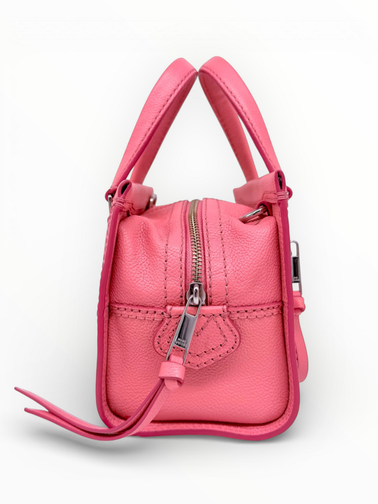 Mini 'Cruiser' Leather Bag With Crossbody Strap & Dust Bag