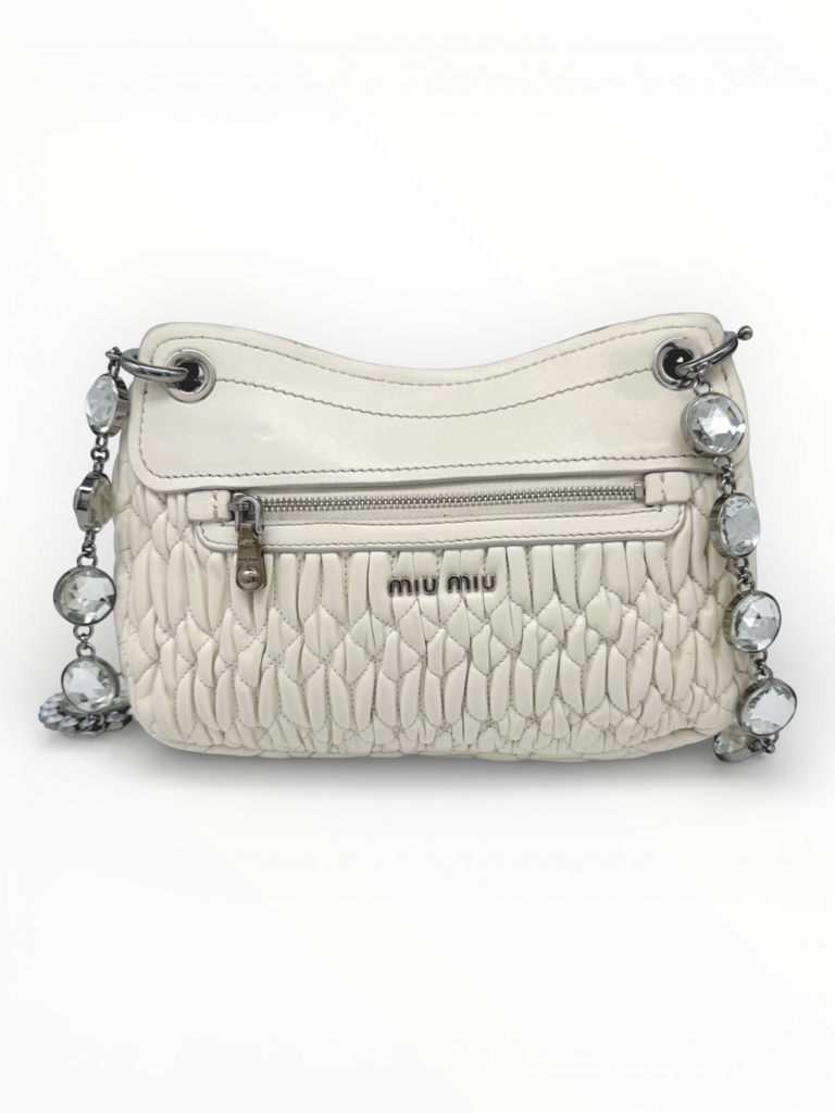 Crystal 'Cloque' Shoulder Bag