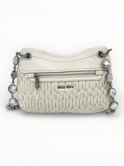 Crystal 'Cloque' Shoulder Bag