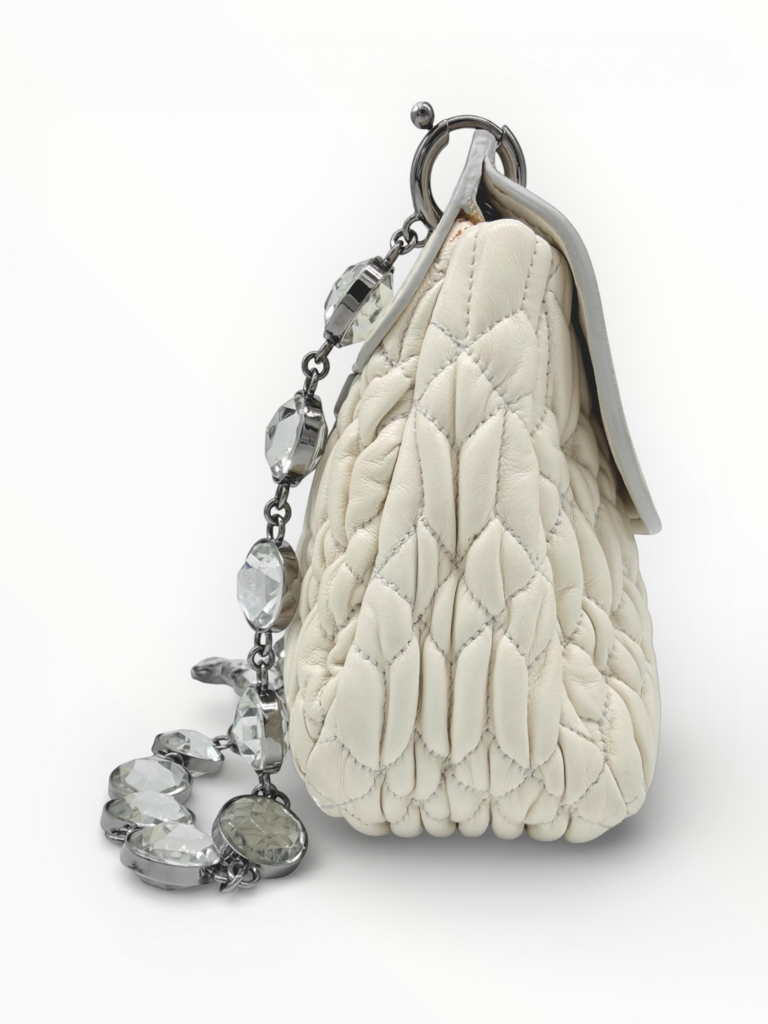 Crystal 'Cloque' Shoulder Bag