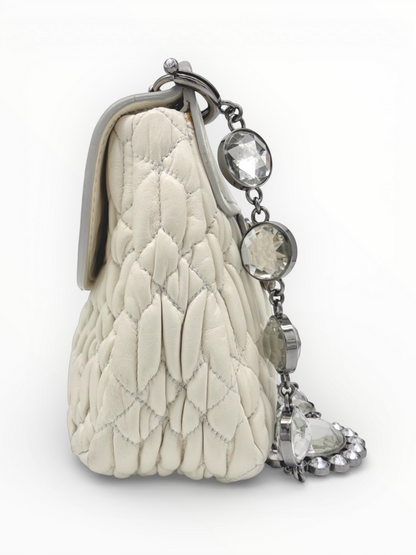 Crystal 'Cloque' Shoulder Bag
