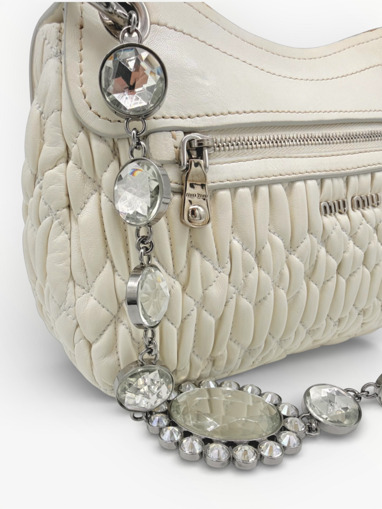 Crystal 'Cloque' Shoulder Bag