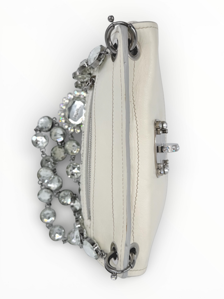 Crystal 'Cloque' Shoulder Bag