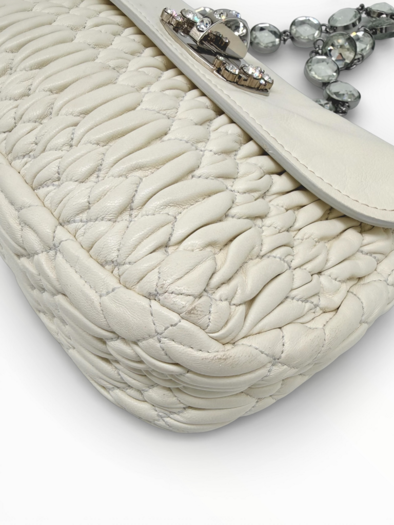 Crystal 'Cloque' Shoulder Bag