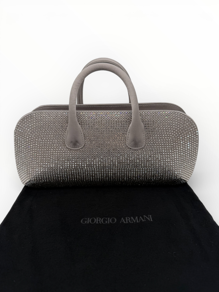 Crystal & Satin Evening Handbag