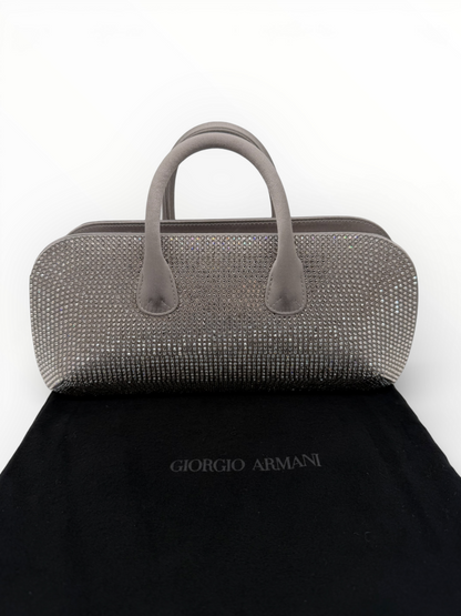 Crystal & Satin Evening Handbag