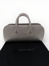 Load image into Gallery viewer, Crystal &amp; Satin Evening Handbag
