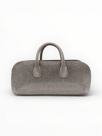 Crystal & Satin Evening Handbag