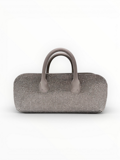 Crystal & Satin Evening Handbag