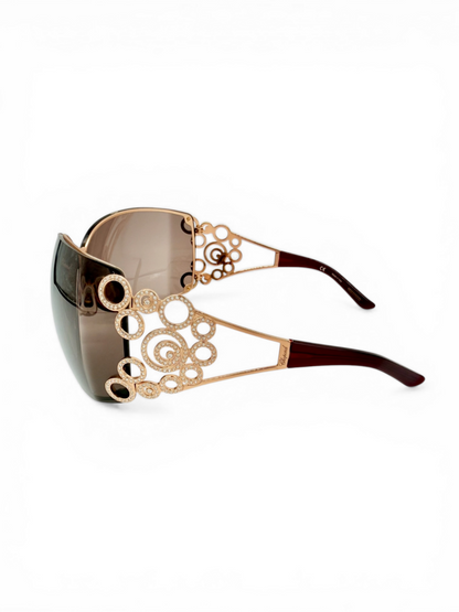 Oversized Crystal Sunglasses