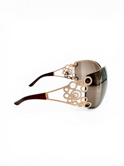 Oversized Crystal Sunglasses