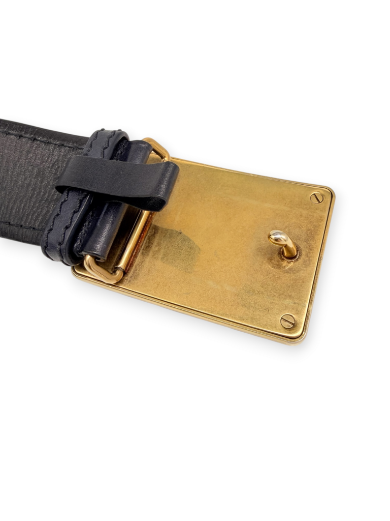 'Heart' Leather Belt Size 36