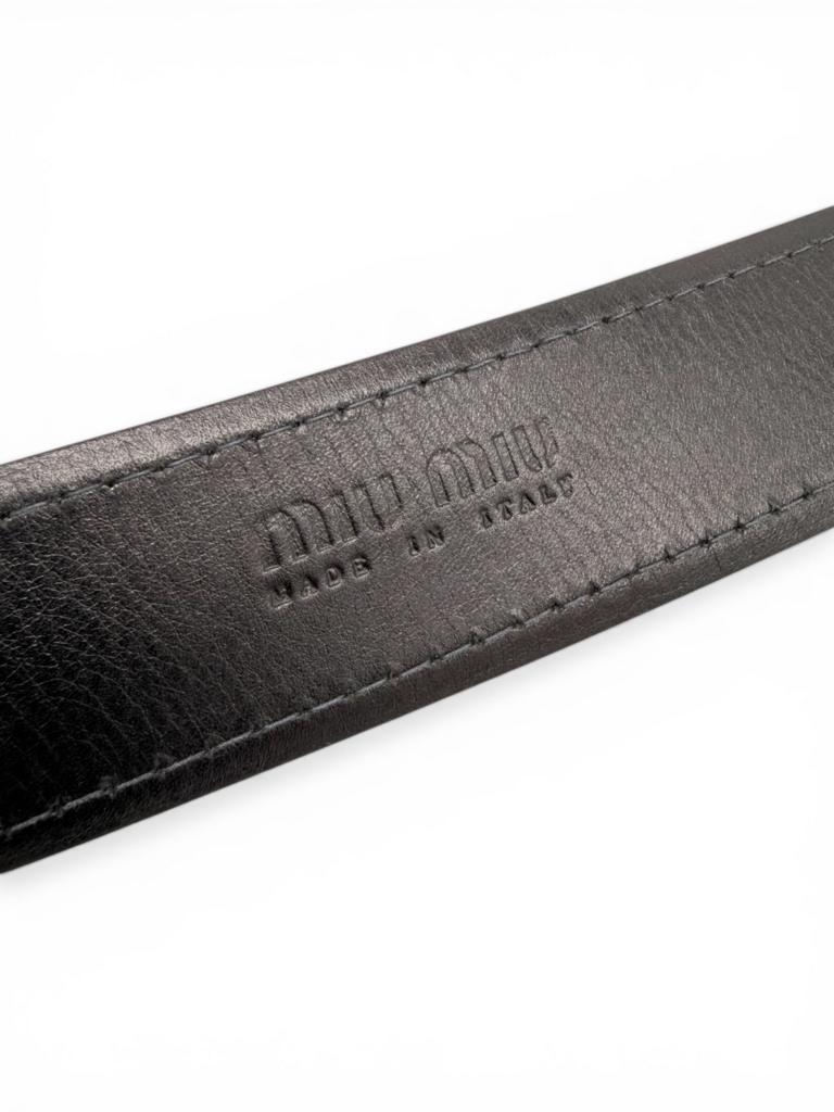 'Heart' Leather Belt Size 36