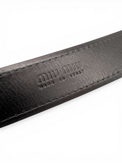 'Heart' Leather Belt Size 36