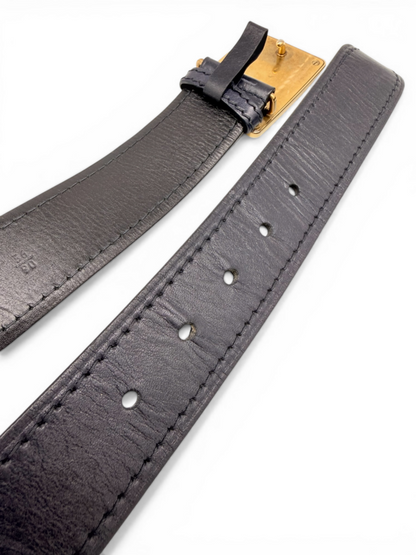 'Heart' Leather Belt Size 36