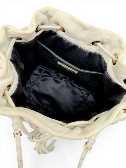 Nappa 'Matelasse Bucket Bag'