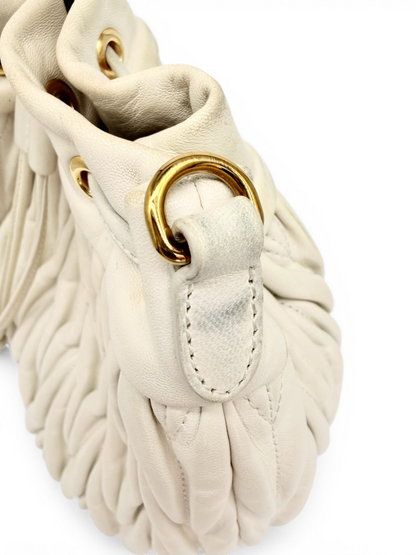 Nappa 'Matelasse Bucket Bag'