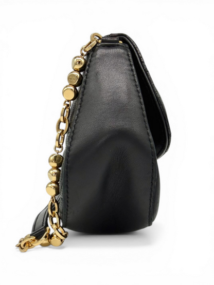 Vintage Cannage Leather Shoulder Bag