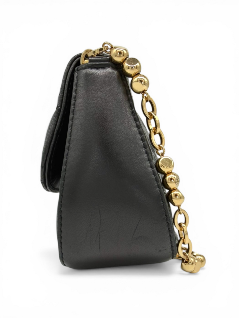 Vintage Cannage Leather Shoulder Bag