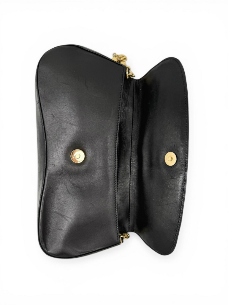 Vintage Cannage Leather Shoulder Bag