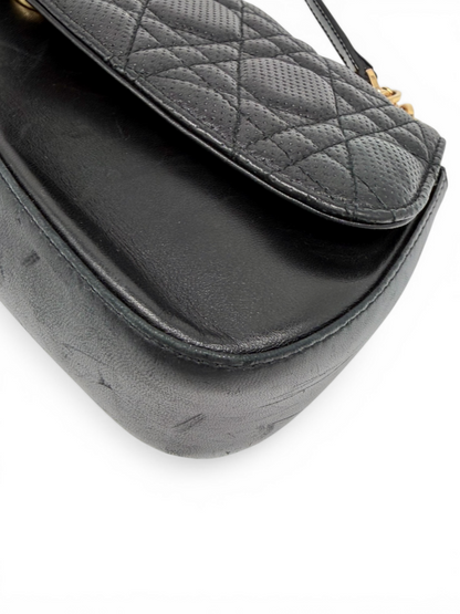 Vintage Cannage Leather Shoulder Bag