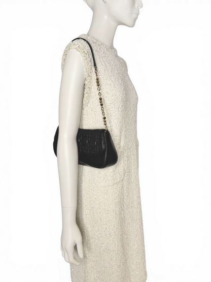 Vintage Cannage Leather Shoulder Bag