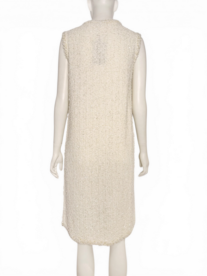 Tweed & Sequin Shift Dress Size 10