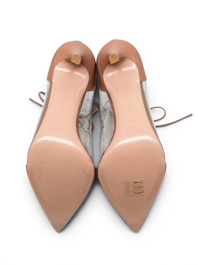 PVC & Leather Ankle Boots Size 37.5